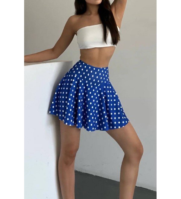 206203 MAVİ ETEK KAŞKORSE KUMAŞ