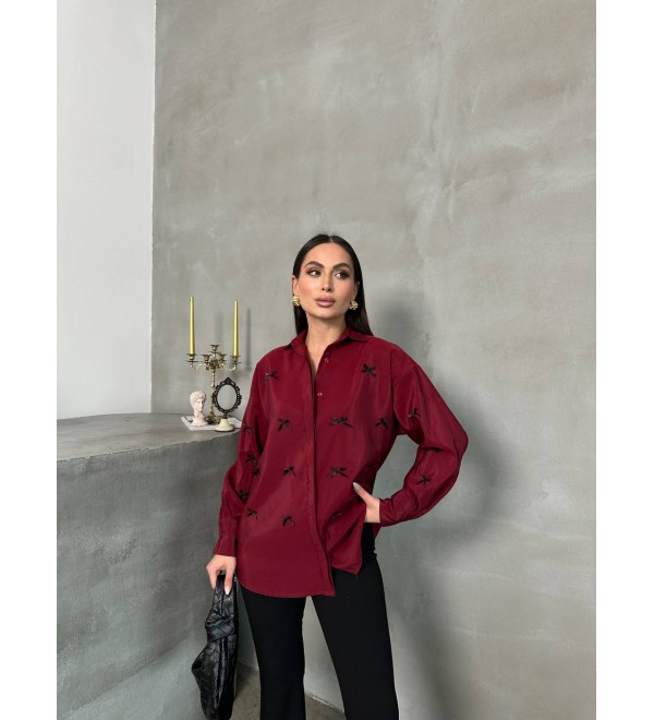 206259 BORDO SHIRT MODAL FABRIC
