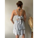 206395 BLAU KLEID
