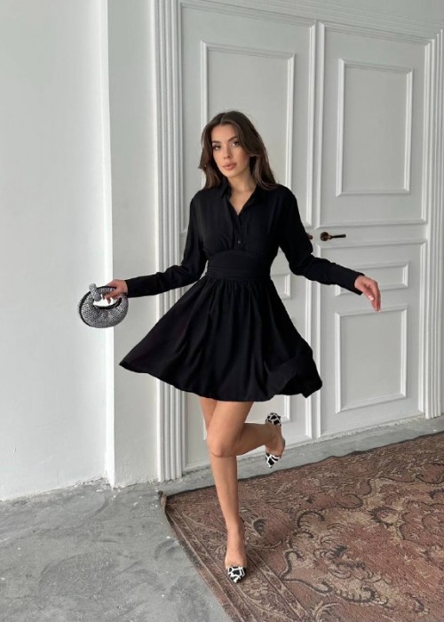 206474 SCHWARZ KLEID JESSICA STOFF