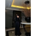 206863 BLACK COCKTAİL DRESS SILVERY