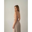 206957 BEIGE KLEID