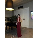 207042 BORDO COCKRAİLKLEİD Blumenstoff