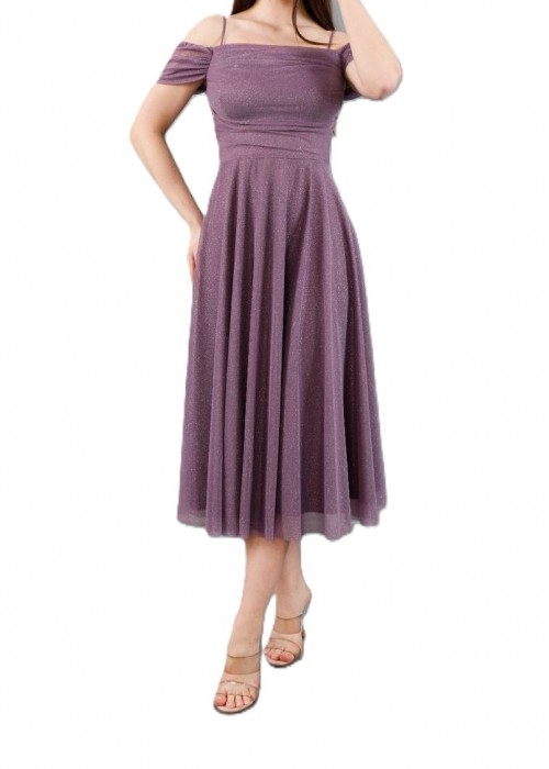 207091 LILA COCKRAİLKLEİD