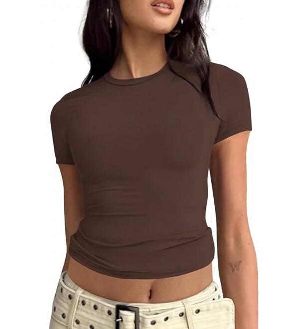 207136 COFFEE T SHIRT DIVER FABRIC