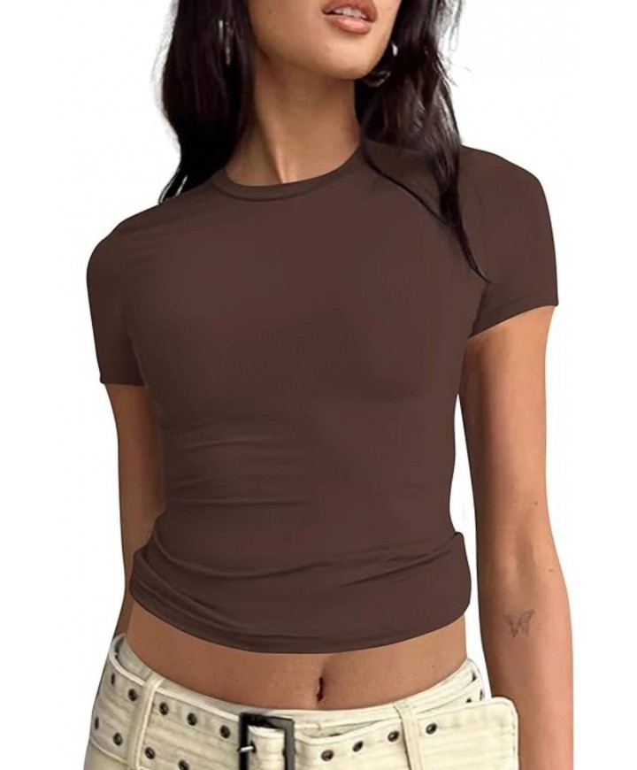 207136 COFFEE T SHIRT DIVER FABRIC