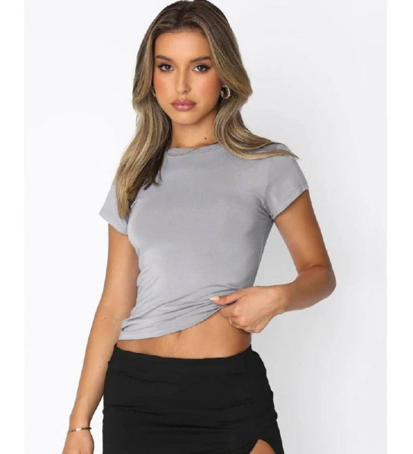 207137 GREY T SHIRT DIVER FABRIC