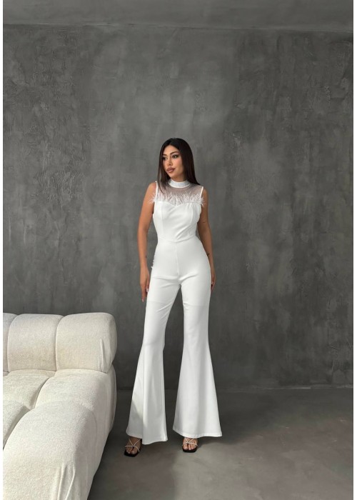 207162 WEISS COCKRAİLKLEİD OVERALL