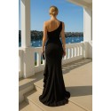 207244 SCHWARZ COCKRAİLKLEİD Scuba Crep