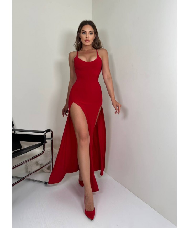 207418 BORDO ELBİSE SANDY KUMAŞ