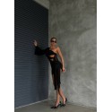 207424 SCHWARZ KLEID Lycra