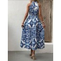 207482 PATTERNED DRESS Import Crepe