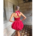 207491 ROSA KLEID Dakron -Stoff