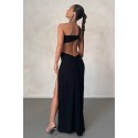 207493 SCHWARZ KLEID Sandstrahl