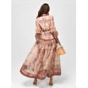 207495 PATTERNED DRESS LINEN FABRIC