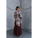 207688 COLORED DRESS ATLAS FABRIC