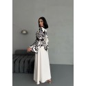 207692 BLACK DRESS ATLAS FABRIC