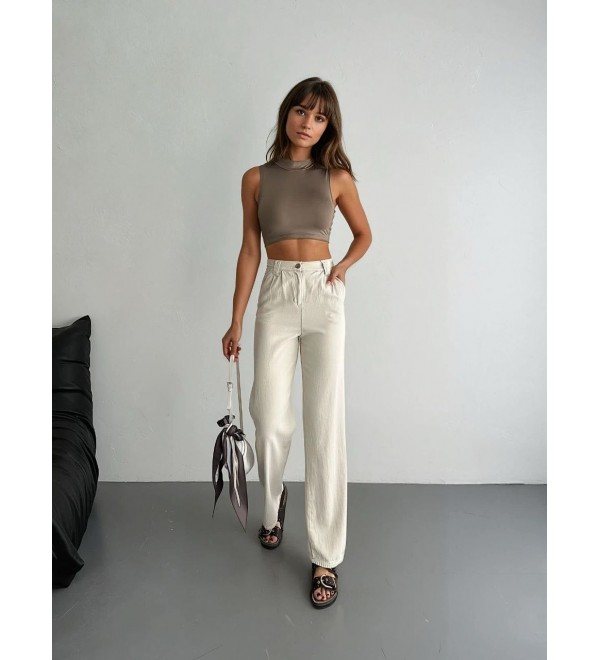 207830 ECRU TROUSERS