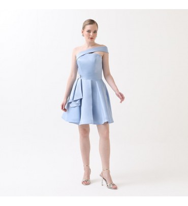 207941 MAVİ ELBİSE S...