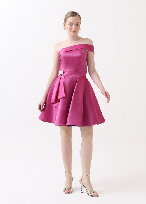 207942 PEMBE ABİYE SATEN KUMAŞ