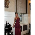 207984 BORDO KLEID