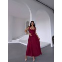 208003 BORDO KLEID