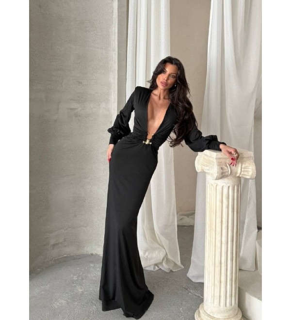 208099 SİYAH ELBİSE LYCRA