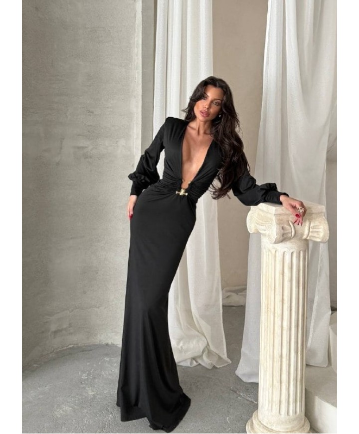 208099 SİYAH ELBİSE LYCRA