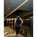 208173 SCHWARZ COCKRAİLKLEİD Tauchstoff