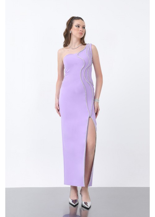 208786 NAVY BLAU COCKRAİLKLEİD