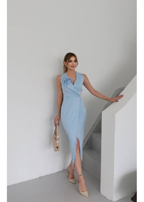 208859 BLAU COCKRAİLKLEİD