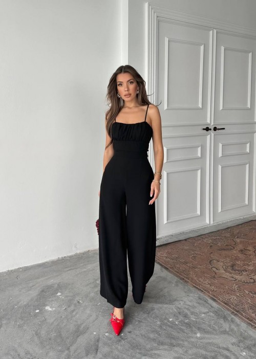208933 BLACK OVERALLS