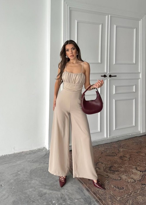 208934 BEIGE OVERALLS
