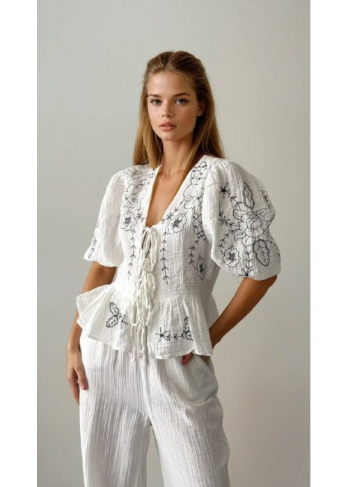 208945 ECRU BLOUSE