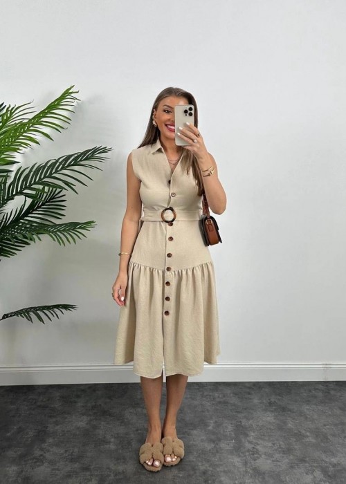 208979 CREAM DRESS