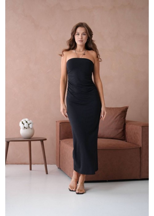 208990 BLACK DRESS POLYAMİD KUMAŞ