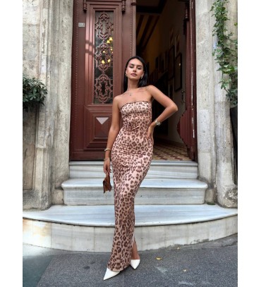 209016 LEOPAR ELBİSE...