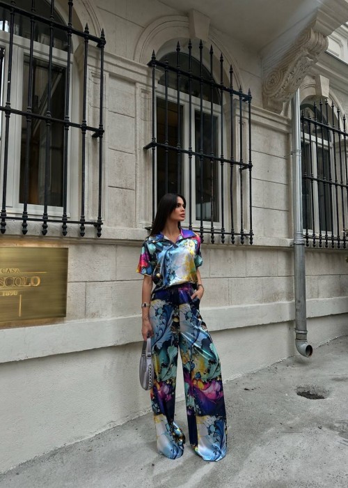 209022 PATTERNED SUİT SATIN FABRIC