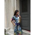 209022 PATTERNED SUİT SATIN FABRIC
