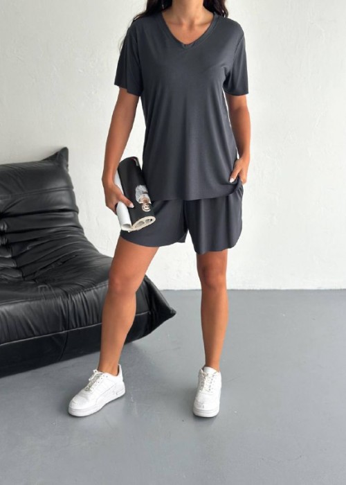 209051 ANTHRACITE SUİT MODAL FABRIC