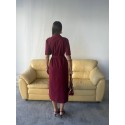 209053 BORDO DRESS TENCEL FABRIC