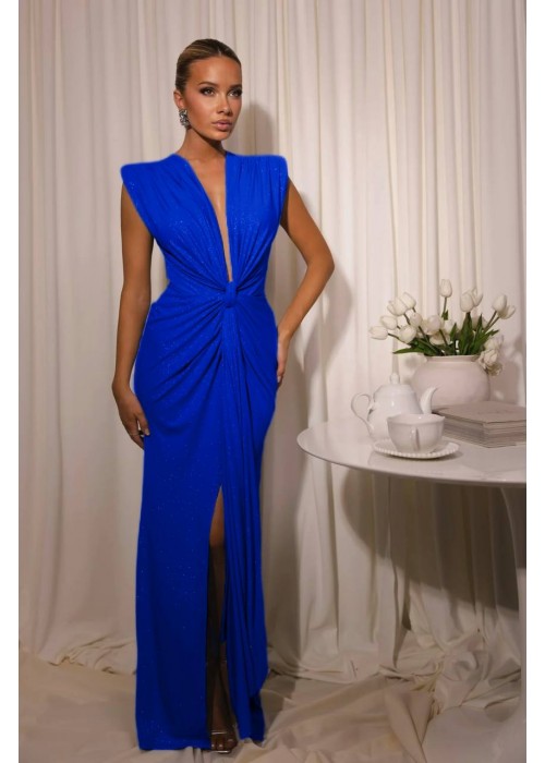 209081 SAKS COCKRAİLKLEİD SILBRIG