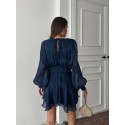 209092 NAVY BLUE DRESS CHIFFON FABRIC