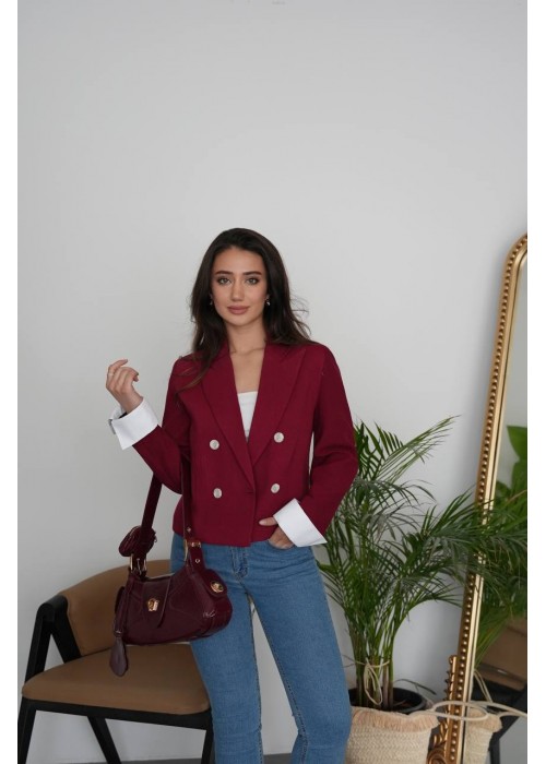 209105 BORDO JACKET CROP