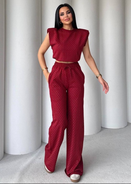 209154 BORDO SUİT Compact fabric