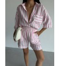 209161 PEMBE TAKIM % 100 COTTON