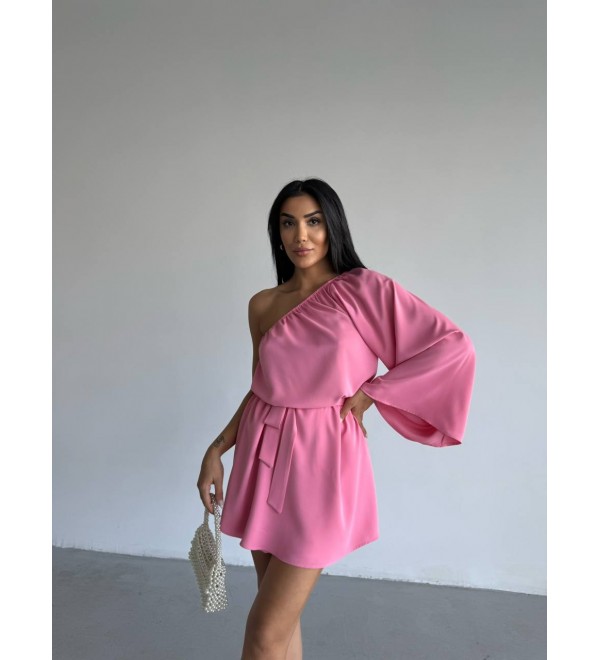 209169 PEMBE ELBİSE ŞORT