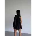 209172 SCHWARZ KLEID KURZE HOSE