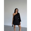 209172 SCHWARZ KLEID KURZE HOSE