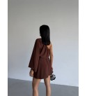 209174 KAHVE ELBİSE ŞORT